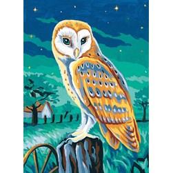 Canevas Margot La chouette au champs
