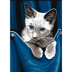 Canevas Margot Petit chat kangourou