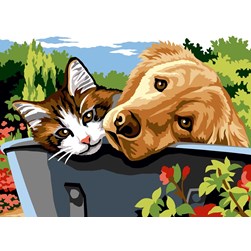 Canevas Margot La brouette caline