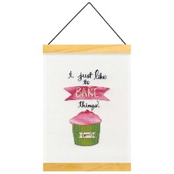 kit Point de croix Dimensions Je cuisine un gâteau