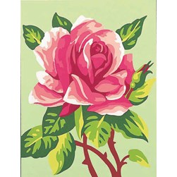 kit Canevas - Petits trous Margot Rose en solitaire