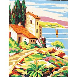 kit Canevas - Petits trous Margot En route vers la mer