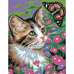 kit Canevas - Petits trous Margot Le champ au cœur des fleurs