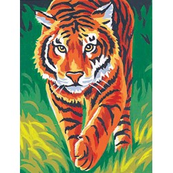 kit Canevas - Petits trous Margot La démarche du tigre