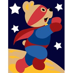 kit Canevas - Petits trous Margot Super doudou dans l'espace