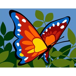 kit Canevas - Petits trous Margot Papillon épatant