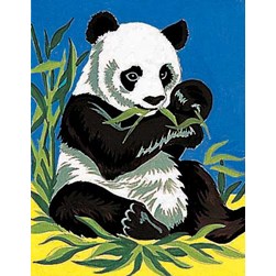 kit Canevas - Petits trous Margot Le repas du panda