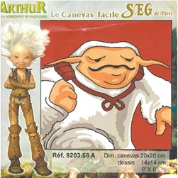 kit Canevas - Petits trous SEG les minimoys allons-y