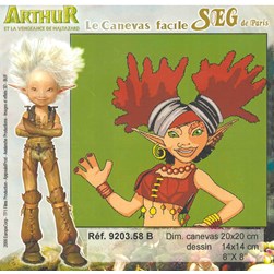 kit Canevas - Petits trous SEG les minimoys cool