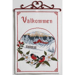 kit Point de croix Anchor Bienvenue en hiver