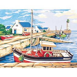 Canevas SEG Bateau accosté