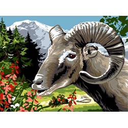 Canevas SEG Le mouflon gourmand