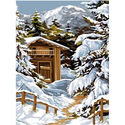Canevas SEG Chalet sous la neige