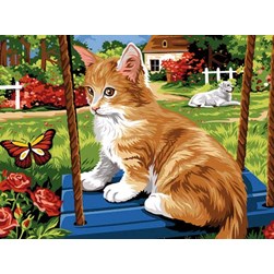 Canevas SEG Chat faisant de la balançoire