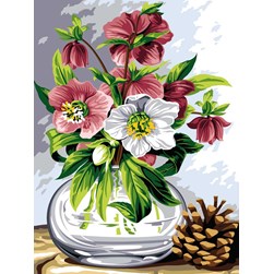 Canevas SEG Le vase et la pomme de pin