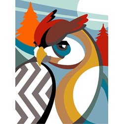 Canevas SEG Hibou - beaux arts