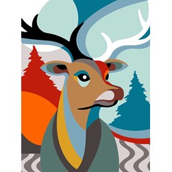 Canevas SEG Cerf - beaux arts