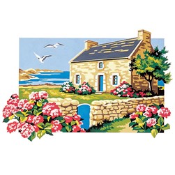 Canevas SEG La maisonnette aux mouetttes