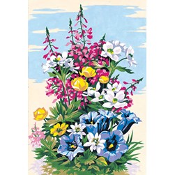 Canevas SEG Fleurs montagnardes