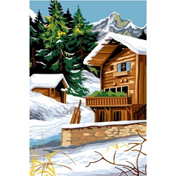 Canevas SEG Le chalet aux sapins