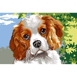 Canevas SEG tendre cavalier King Charles