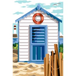 Canevas SEG Le cabanon de la plage