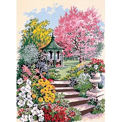 Canevas SEG Gloriette fu parc fleuri