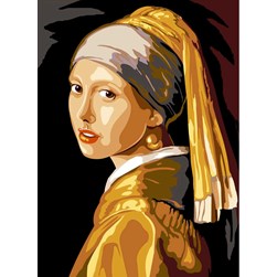 Canevas SEG Jeune fille à la perle de J Vermeer