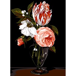 Canevas SEG Le vase de verre