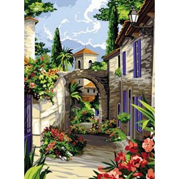 Canevas SEG Un corridor en Provence