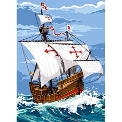 Canevas SEG Un voilier des croisades