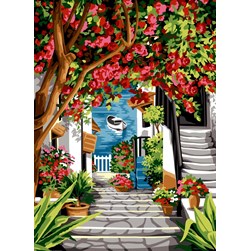 Canevas SEG Ruelle fleurie du littoral