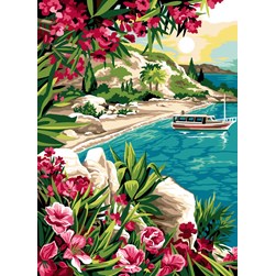 Canevas SEG Le lagon fleuri