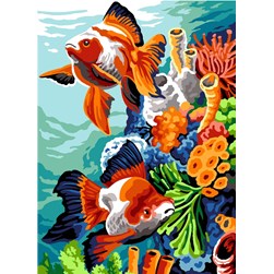 Canevas SEG Fond marin exotique