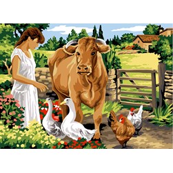 Canevas SEG Jeune fermière