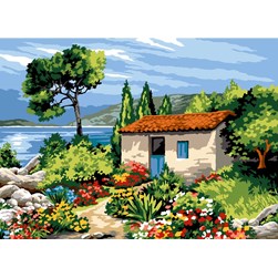 Canevas SEG Maisonnette de méditerranée