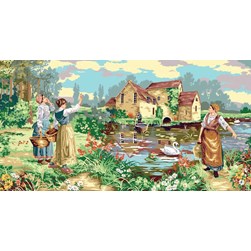 Canevas SEG Scène rural l'appel du passeur