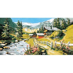 Canevas SEG Le torrent de la montagne