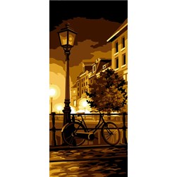 Canevas SEG La biclyclette by night