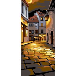 Canevas SEG Rue pavée by night