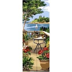 Canevas SEG Terrasse du bord de mer