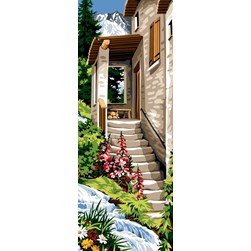 Canevas SEG L'escalier de la maisonnette