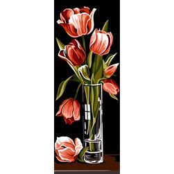 Canevas SEG Les tulipes tendresse