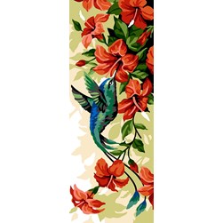 Canevas SEG Colibri et hibiscus