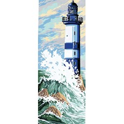Canevas SEG La violence de la mer sur le phare