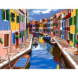 Canevas SEG Maisons de pêcheurs à Burano