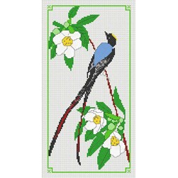 kit Point de croix Anagram Diffusion L'hirondelle de l'églantine