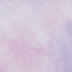 Toile aïda impression à broder DMC Aida 5 5 imprimée - 3609 Cyclamen