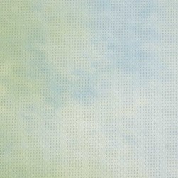 Toile aïda impression à broder DMC Aida 5 5 imprimée - 747 Bleu Glacier