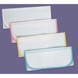 Pochette serviette Broderie Point de Croix compté Luc Création Enveloppe serviette blanc à l'unité